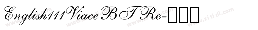 English111ViaceBT Re字体转换